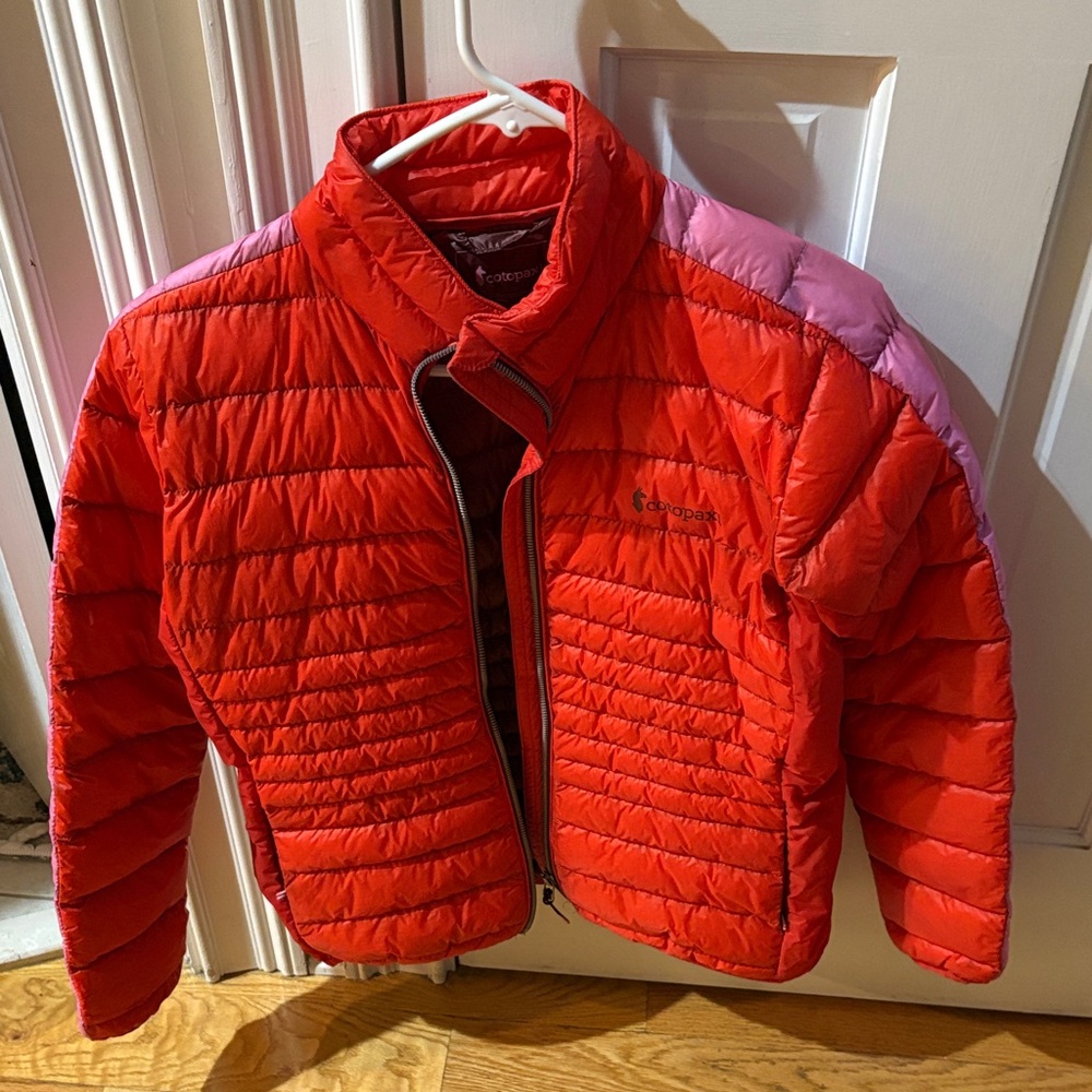 Cotopaxi Kids Red and Pink Puffer Jacket